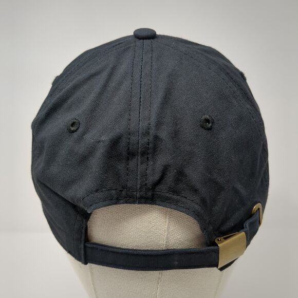 Universal Thread Slideback Hat Black One Size Adjustable Solid Blank - Picture 5 of 8